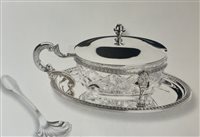 Formaggiera Greggio Impero in Argento 7.29.0112